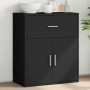 Aparador de madera de ingeniería negro 60x31x70 cm de , Aparadores - Ref: Foro24-840465, Precio: 81,97 €, Descuento: %