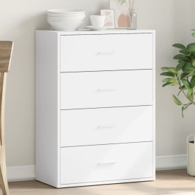 Aparador de madera de ingeniería blanco 60x31x84 cm de , Aparadores - Ref: Foro24-840499, Precio: 97,14 €, Descuento: %
