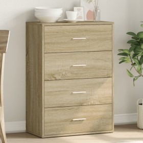 Aparador de madera de ingeniería roble Sonoma 60x31x84 cm de , Aparadores - Ref: Foro24-840501, Precio: 89,39 €, Descuento: %
