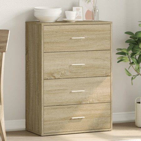Aparador de madera de ingeniería roble Sonoma 60x31x84 cm de , Aparadores - Ref: Foro24-840501, Precio: 89,39 €, Descuento: %