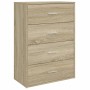 Aparador de madera de ingeniería roble Sonoma 60x31x84 cm de , Aparadores - Ref: Foro24-840501, Precio: 89,39 €, Descuento: %