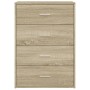 Aparador de madera de ingeniería roble Sonoma 60x31x84 cm de , Aparadores - Ref: Foro24-840501, Precio: 89,39 €, Descuento: %