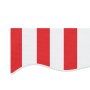 Tela de repuesto de toldo rayas rojas y blancas 6x3 m de , Toldos - Ref: Foro24-367722, Precio: 84,48 €, Descuento: %