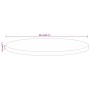 Tablero de mesa redondo madera maciza de mango Ø 60x2,5 cm de , Tableros para mesas - Ref: Foro24-370074, Precio: 57,50 €, De...