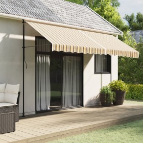 Tela de repuesto de toldo rayas de colores 4x3 m de , Toldos - Ref: Foro24-367736, Precio: 52,53 €, Descuento: %