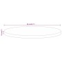 Tablero de mesa redondo madera maciza de mango Ø 50x2,5 cm de , Tableros para mesas - Ref: Foro24-370060, Precio: 50,51 €, De...