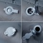 Colchón de camping autoinflable con almohadas 2 personas gris de , Colchonetas para dormir - Ref: Foro24-4007099, Precio: 74,...