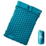 Colchón de camping autoinflable con almohadas 2 personas azul de , Colchonetas para dormir - Ref: Foro24-4007101, Precio: 70,...