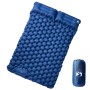 Colchón de camping autoinflable con almohadas 2 personas azul de , Colchonetas para dormir - Ref: Foro24-4007103, Precio: 69,...