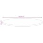 Tablero de mesa redondo madera maciza de mango Ø 70x2,5 cm de , Tableros para mesas - Ref: Foro24-370076, Precio: 124,96 €, D...