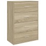 Aparadores 2 uds madera de ingeniería roble Sonoma 60x31x84 cm de , Aparadores - Ref: Foro24-3276583, Precio: 173,97 €, Descu...