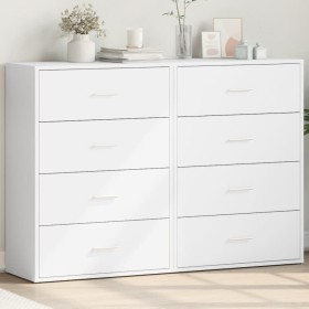 Aparadores 2 unidades madera de ingeniería blanco 60x31x84 cm de , Aparadores - Ref: Foro24-3276581, Precio: 189,22 €, Descue...