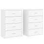 Aparadores 2 unidades madera de ingeniería blanco 60x31x84 cm de , Aparadores - Ref: Foro24-3276581, Precio: 189,22 €, Descue...