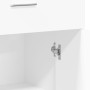 Aparadores 2 uds madera de ingeniería blanco 60x30x84 cm de , Aparadores - Ref: Foro24-3276595, Precio: 168,72 €, Descuento: %
