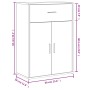 Aparadores 2 uds madera de ingeniería blanco 60x30x84 cm de , Aparadores - Ref: Foro24-3276595, Precio: 168,72 €, Descuento: %