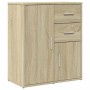 Aparador de madera de ingeniería 2 uds roble Sonoma 60x31x70 cm de , Aparadores - Ref: Foro24-3276562, Precio: 164,91 €, Desc...