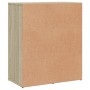 Aparador de madera de ingeniería 2 uds roble Sonoma 60x31x70 cm de , Aparadores - Ref: Foro24-3276562, Precio: 164,91 €, Desc...