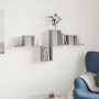 Estantería pared madera ingeniería gris Sonoma 104,5x10x43 cm de , Estantes y estanterías - Ref: Foro24-840728, Precio: 24,38...
