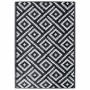 Alfombra de exterior ARAKIL blanco y negro 140x200 cm PP de , Protectores para exterior - Ref: Foro24-368576, Precio: 33,69 €...