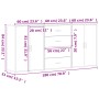 Aparadores 3 unidades madera de ingeniería blanco 60x31x84 cm de , Aparadores - Ref: Foro24-3276574, Precio: 239,20 €, Descue...