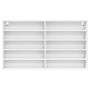 Vitrina de madera ingeniería blanca 100x15x58 cm de , Estantes y estanterías - Ref: Foro24-847926, Precio: 64,24 €, Descuento...