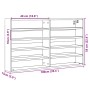 Vitrina de madera ingeniería blanca 100x15x58 cm de , Estantes y estanterías - Ref: Foro24-847926, Precio: 64,24 €, Descuento...