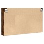 Vitrina de madera de ingeniería roble ahumado 100x15x58 cm de , Estantes y estanterías - Ref: Foro24-847930, Precio: 48,79 €,...