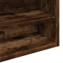Vitrina de madera de ingeniería roble ahumado 100x15x58 cm de , Estantes y estanterías - Ref: Foro24-847930, Precio: 48,79 €,...