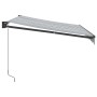 Toldo retráctil aluminio y tela gris antracita y blanco 3x2,5 m de , Toldos - Ref: Foro24-3216108, Precio: 200,98 €, Descuent...