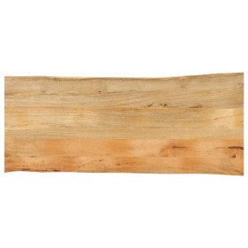 Tablero de mesa borde natural madera maciza mango 140x60x3,8 cm de , Tableros para mesas - Ref: Foro24-370745, Precio: 132,94...