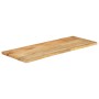 Tablero de mesa borde natural madera maciza mango 140x60x3,8 cm de , Tableros para mesas - Ref: Foro24-370745, Precio: 132,94...