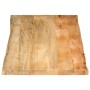 Tablero de mesa borde natural madera maciza mango 140x60x3,8 cm de , Tableros para mesas - Ref: Foro24-370745, Precio: 132,94...