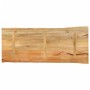 Tablero de mesa borde natural madera maciza mango 140x60x3,8 cm de , Tableros para mesas - Ref: Foro24-370745, Precio: 132,94...
