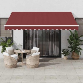 Comprar Toldo retráctil automático burdeos