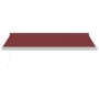 Toldo retráctil manual burdeos 400x300 cm de , Toldos - Ref: Foro24-3215315, Precio: 912,03 €, Descuento: %