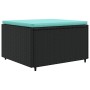 Set muebles de jardín 6 piezas y cojines ratán sintético negro de , Conjuntos de jardín - Ref: Foro24-3308244, Precio: 384,18...