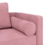 Sofá diván con cojines terciopelo rosa de , Divanes - Ref: Foro24-4007574, Precio: 166,96 €, Descuento: %
