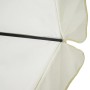 Sombrilla aluminio blanco 500 cm de , Sombrillas - Ref: Foro24-40301, Precio: 276,92 €, Descuento: %