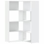 Estantería de esquina 4 niveles madera blanco 85x85x140 cm de , Librerías y estanterías - Ref: Foro24-3307810, Precio: 168,20...