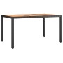 Set de mesa y sillas de jardín 7 pzas y cojines ratán PE negro de , Conjuntos de jardín - Ref: Foro24-3277130, Precio: 898,50...