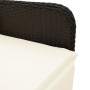 Set de mesa y sillas de jardín 7 pzas y cojines ratán PE negro de , Conjuntos de jardín - Ref: Foro24-3277130, Precio: 898,50...