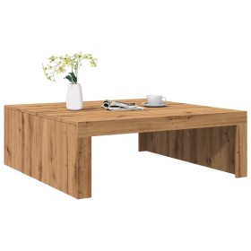 Mesa de centro madera de ingeniería roble artisan 100x100x35 cm de , Mesas de centro - Ref: Foro24-856685, Precio: 101,28 €, ...