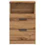 Mesita de noche madera de ingeniería roble artisan 40x36x65 cm de , Mesitas de noche - Ref: Foro24-856846, Precio: 64,46 €, D...