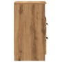 Mesita de noche madera de ingeniería roble artisan 40x36x65 cm de , Mesitas de noche - Ref: Foro24-856846, Precio: 64,46 €, D...
