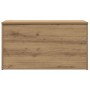 Baúl de almacenaje madera ingeniería roble artisan 84x42x46 cm de , Baúles de almacenamiento - Ref: Foro24-856569, Precio: 88...