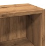 Estanterías de CD 2 uds madera roble artisan 21x16x93,5 cm de , Almacenamiento para CD y DVD - Ref: Foro24-855839, Precio: 58...