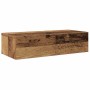 Estante de pared con cajones madera contrachapada madera vieja de , Estantes y estanterías - Ref: Foro24-859975, Precio: 46,8...