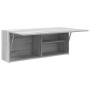 Armario de pared baño madera ingeniería gris sonoma 100x25x40cm de , Tocadores de baño - Ref: Foro24-860108, Precio: 68,20 €,...