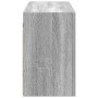 Armario de pared baño madera ingeniería gris sonoma 100x25x40cm de , Tocadores de baño - Ref: Foro24-860108, Precio: 68,20 €,...