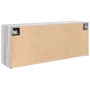 Armario de pared baño madera ingeniería gris sonoma 100x25x40cm de , Tocadores de baño - Ref: Foro24-860108, Precio: 68,20 €,...